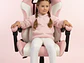 Silla Gamer Panther, Reclinable, Color Rosa Candy - Miniatura 3