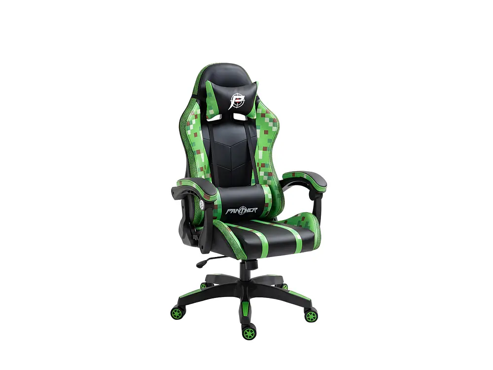 Silla Gamer Panther, Reclinable, Diseño Minecraft 3