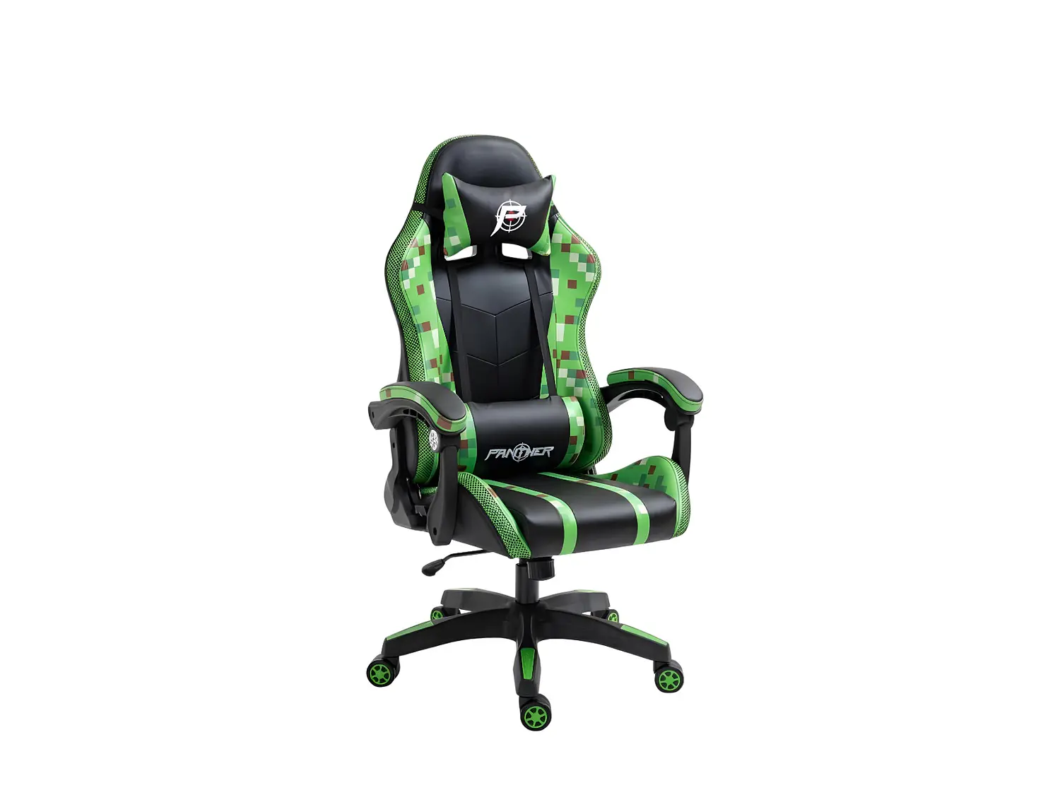 Silla Gamer Panther, Reclinable, Diseño Minecraft 3