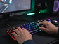 Teclado Mecánico Queen Collarwali 60%, inalámbrico, Color Negro, Switch Azul, Layout Español - Miniatura 4