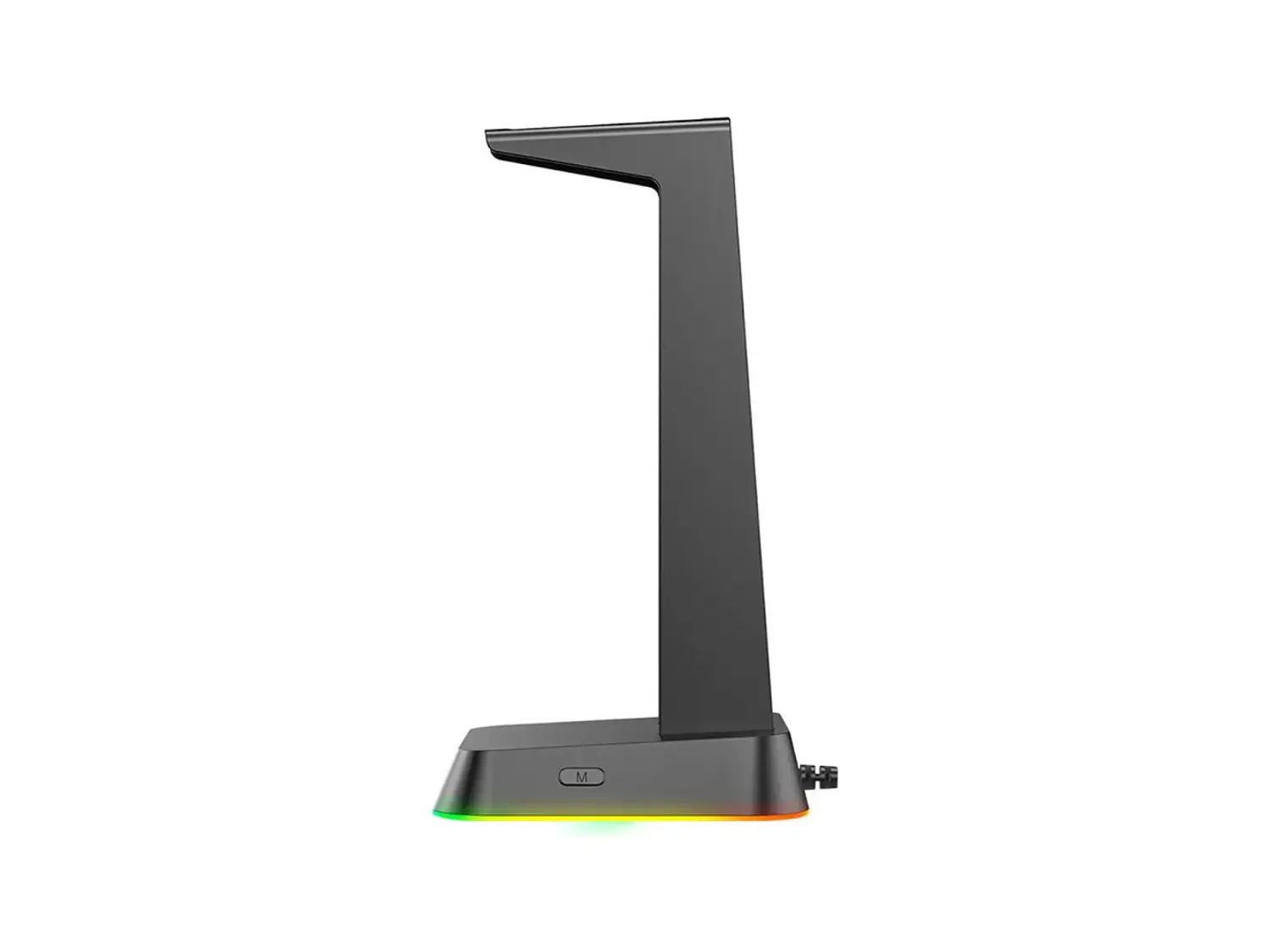 Soporte Audifonos Onikuma St-2, RGB, Color Negro, Hub USB 4