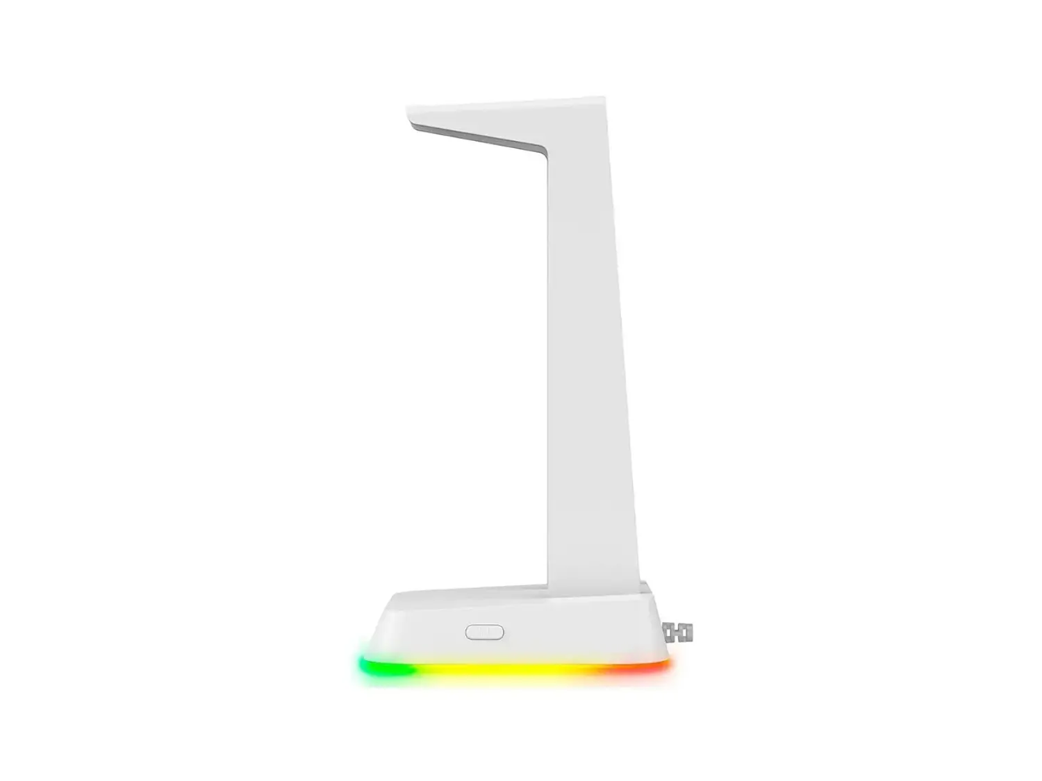 Soporte Audifonos Onikuma St-2, RGB, Color Blanco, Hub USB 4