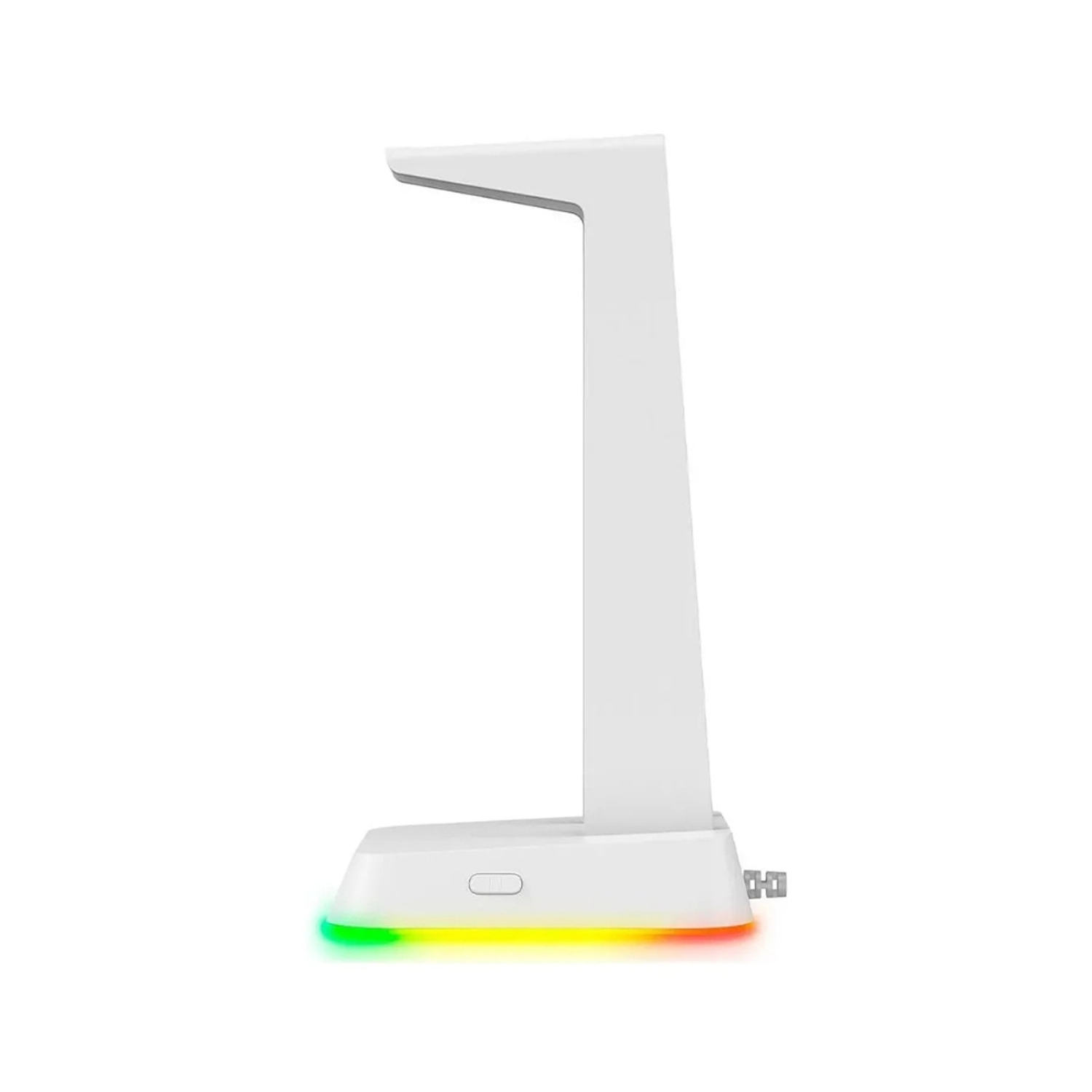 Soporte Audifonos Onikuma St-2, RGB, Color Blanco, Hub USB 4