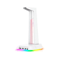 Soporte Audifonos Onikuma St-2, RGB, Color Blanco, Hub USB - Miniatura 1