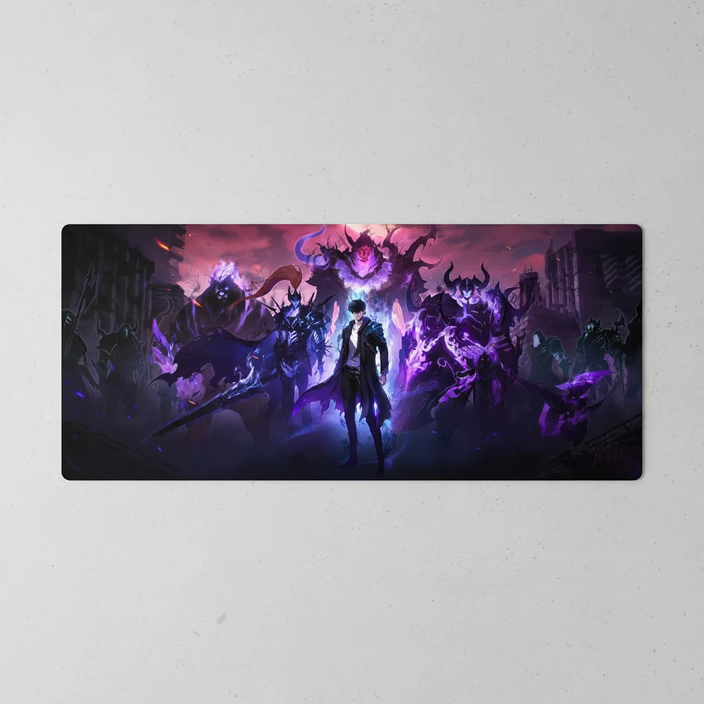Mousepad Panther XL 90x40cm Solo Leveling Ejercito de Sombras 2