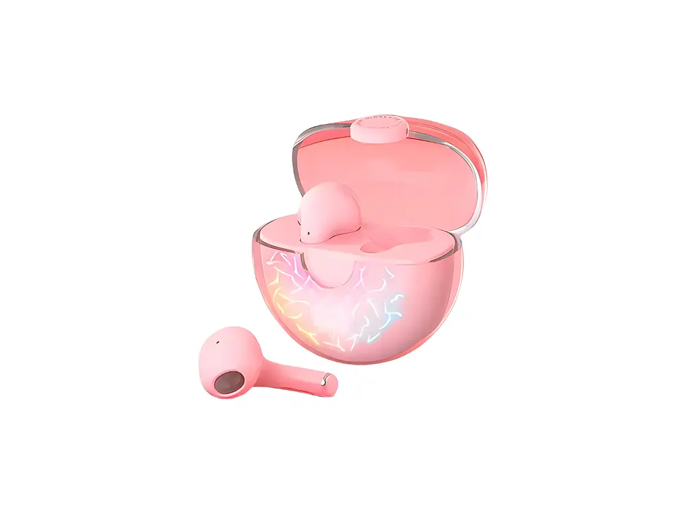 Auriculares Onikuma T35 Tws, Bluetooth, Rgb, Color Rosa 2