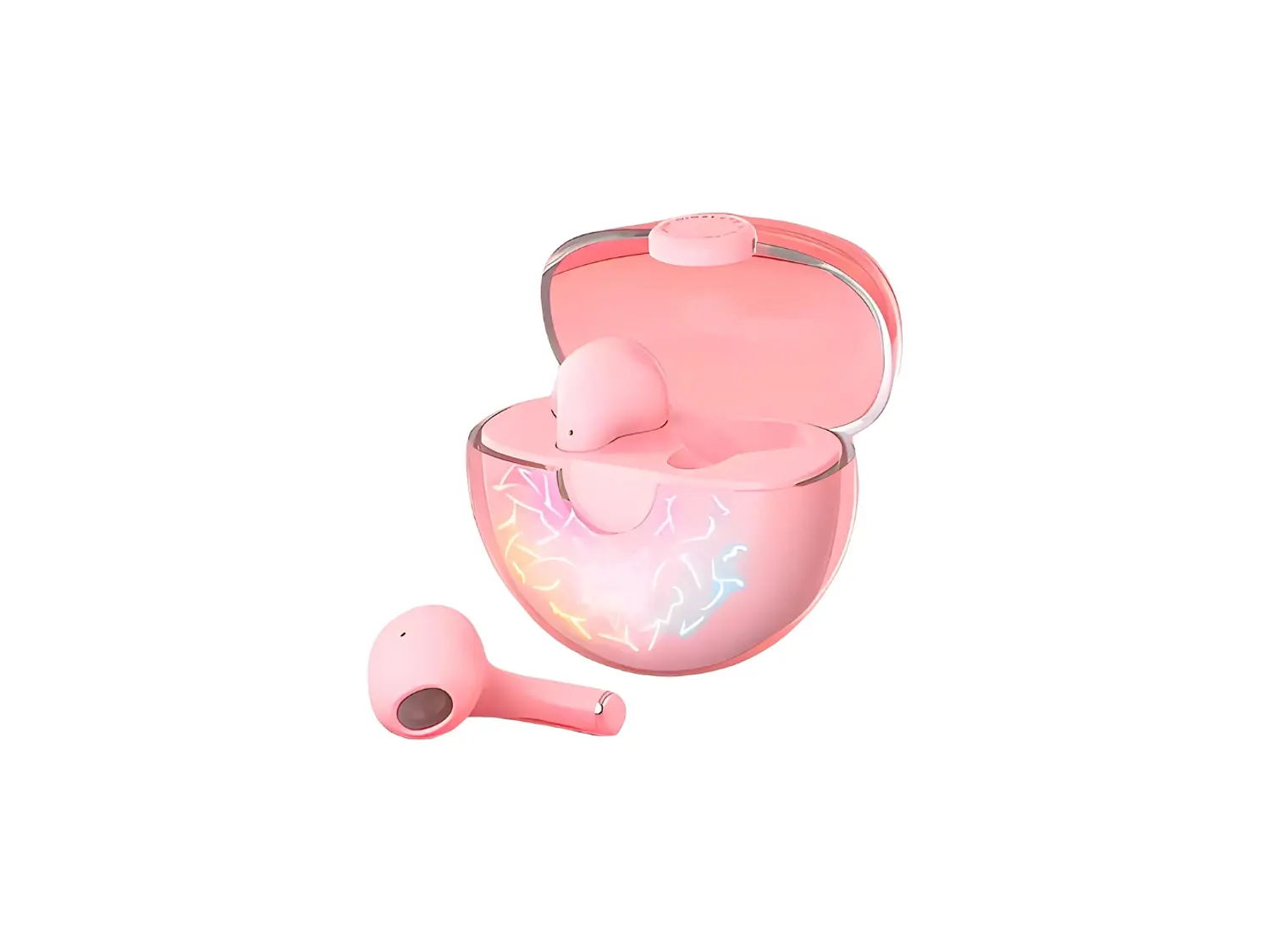 Auriculares Onikuma T35 Tws, Bluetooth, Rgb, Color Rosa 2
