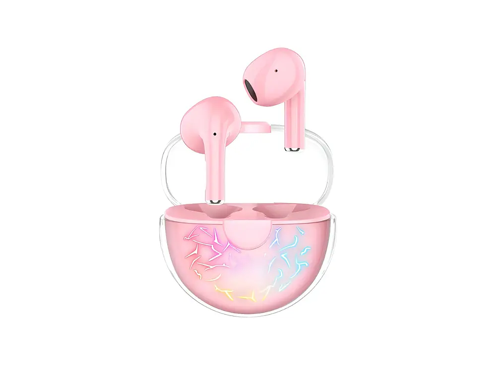 Auriculares Onikuma T35 Tws, Bluetooth, Rgb, Color Rosa 1