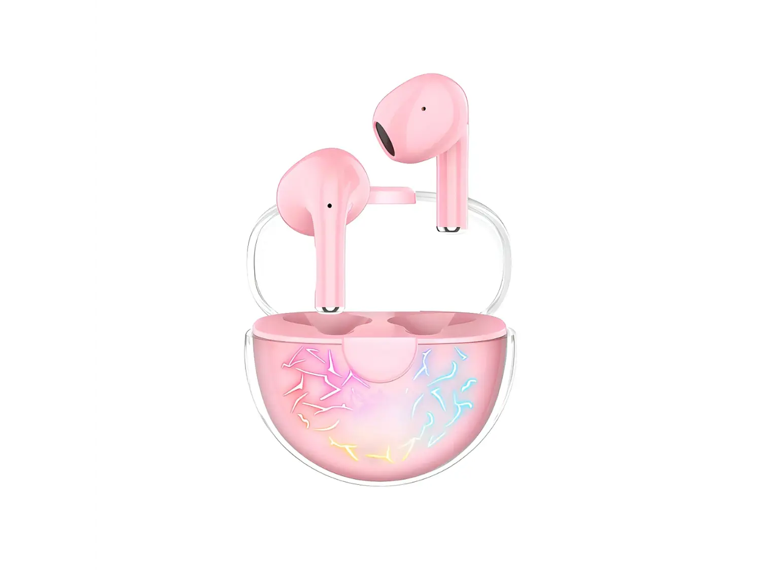 Auriculares Onikuma T35 Tws, Bluetooth, Rgb, Color Rosa 1