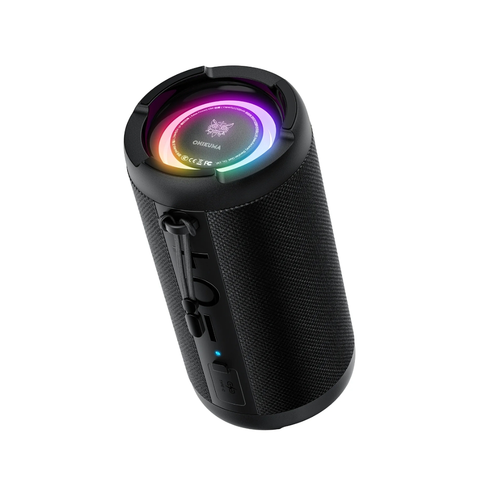 Parlante Gamer Onikuma L20 Bluetooth Rbg, Color Negro 1