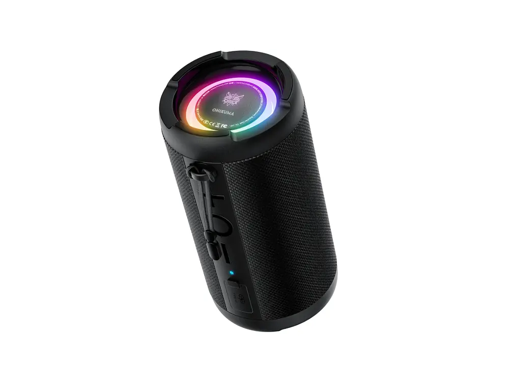 Parlante Gamer Onikuma L20 Bluetooth Rbg, Color Negro 1