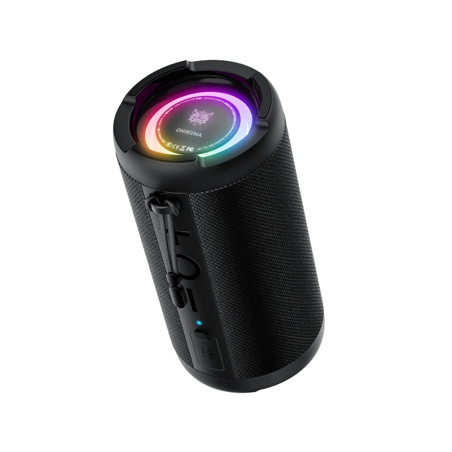 Parlante Gamer Onikuma L20 Bluetooth Rbg, Color Negro 1