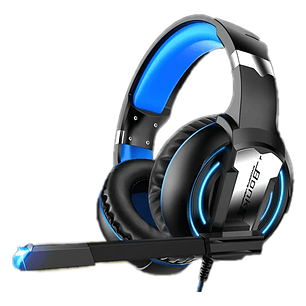 Audífono Gamer Bonks G1, RGB, Aux, Color Azul