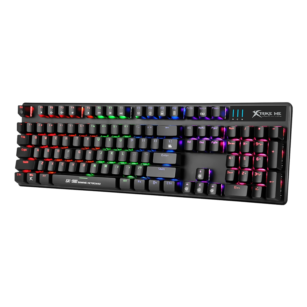 Teclado Mecánico Gamer Xtrike Me GK-980, Switch Azul 3