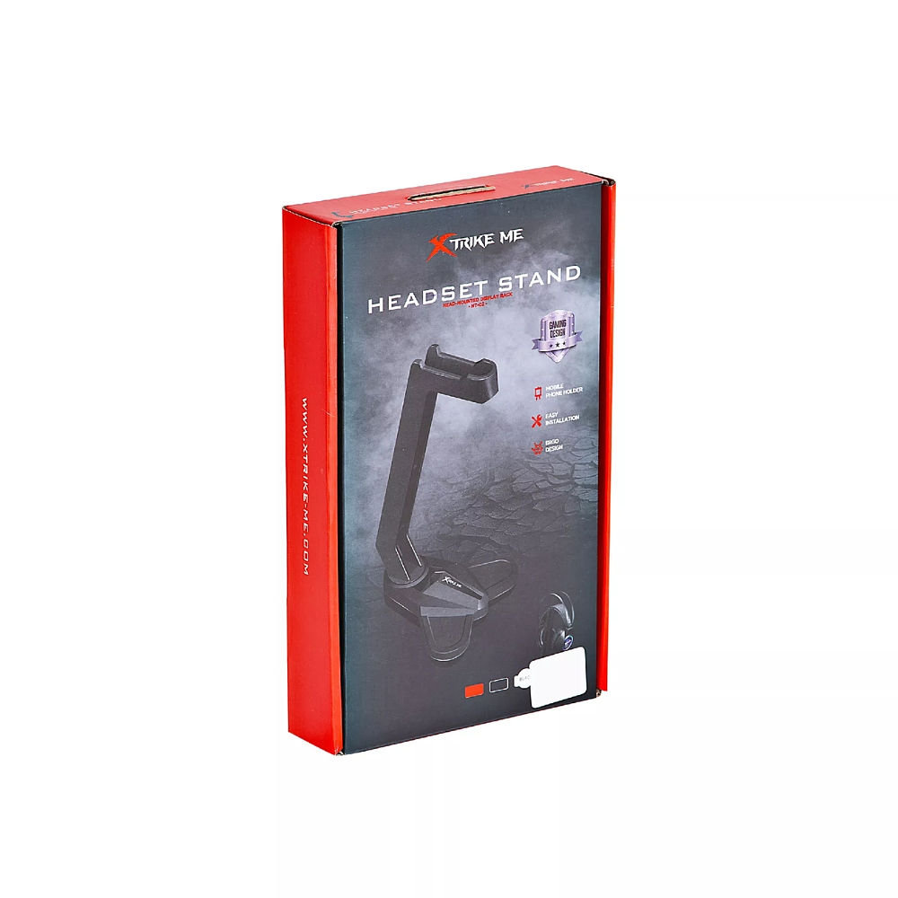 Soporte para Audifonos Xtrike Me HT-02, Color Negro 2