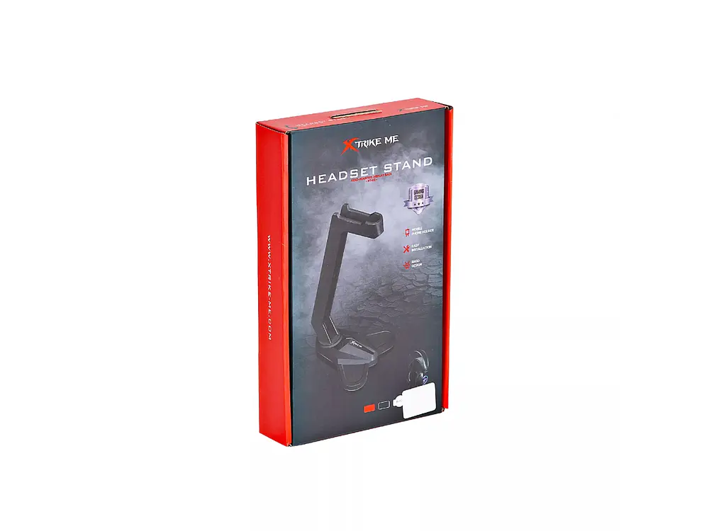 Soporte para Audifonos Xtrike Me HT-02, Color Negro 2