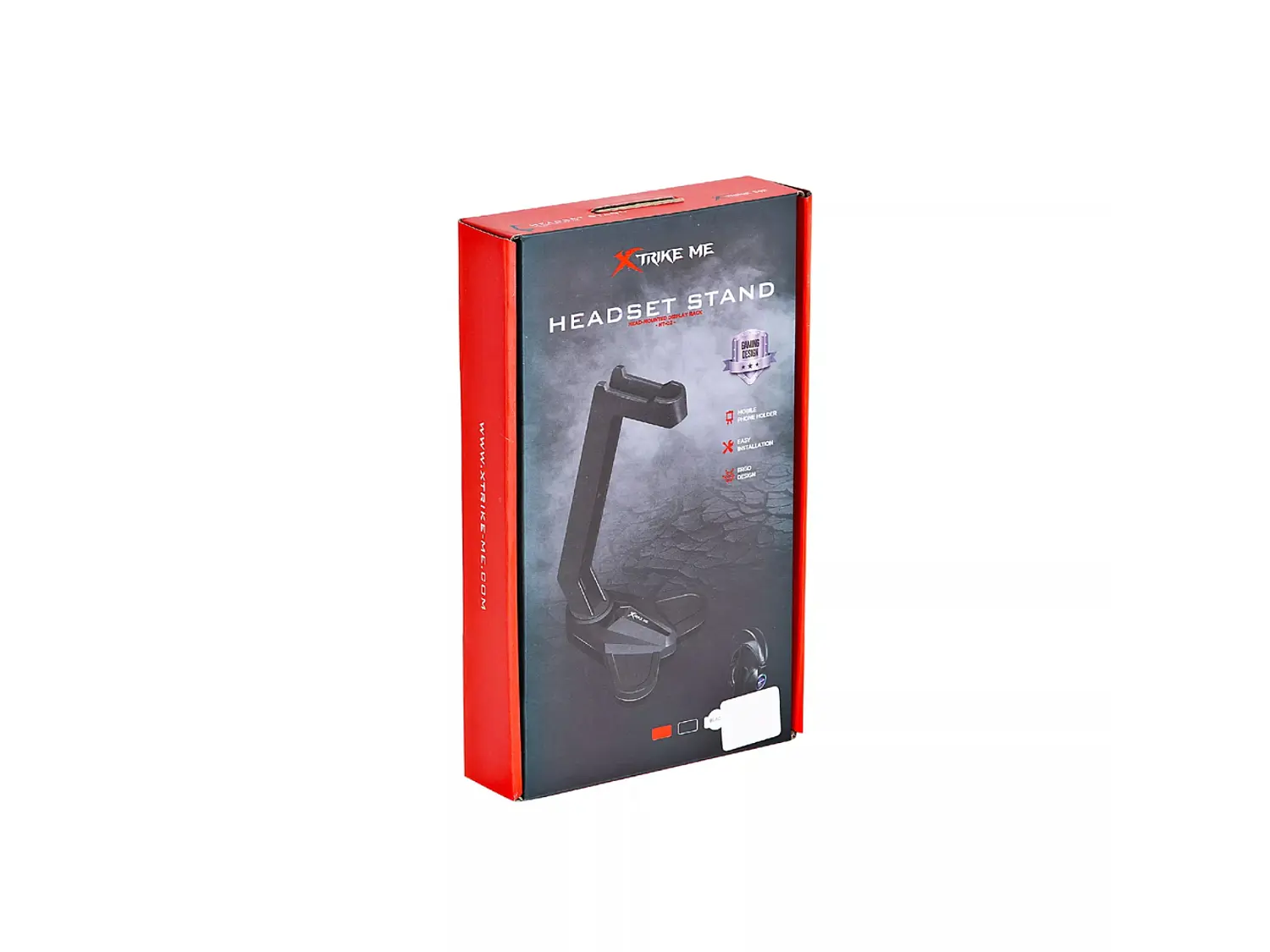 Soporte para Audifonos Xtrike Me HT-02, Color Negro 2
