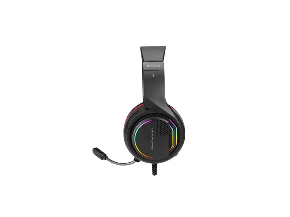 Audifono Gamer Xtrike Me GH-903 RGB, Color Negro 2