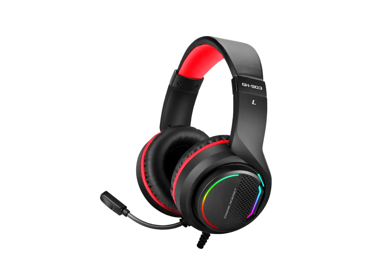 Audifono Gamer Xtrike Me GH-903 RGB, Color Negro 1