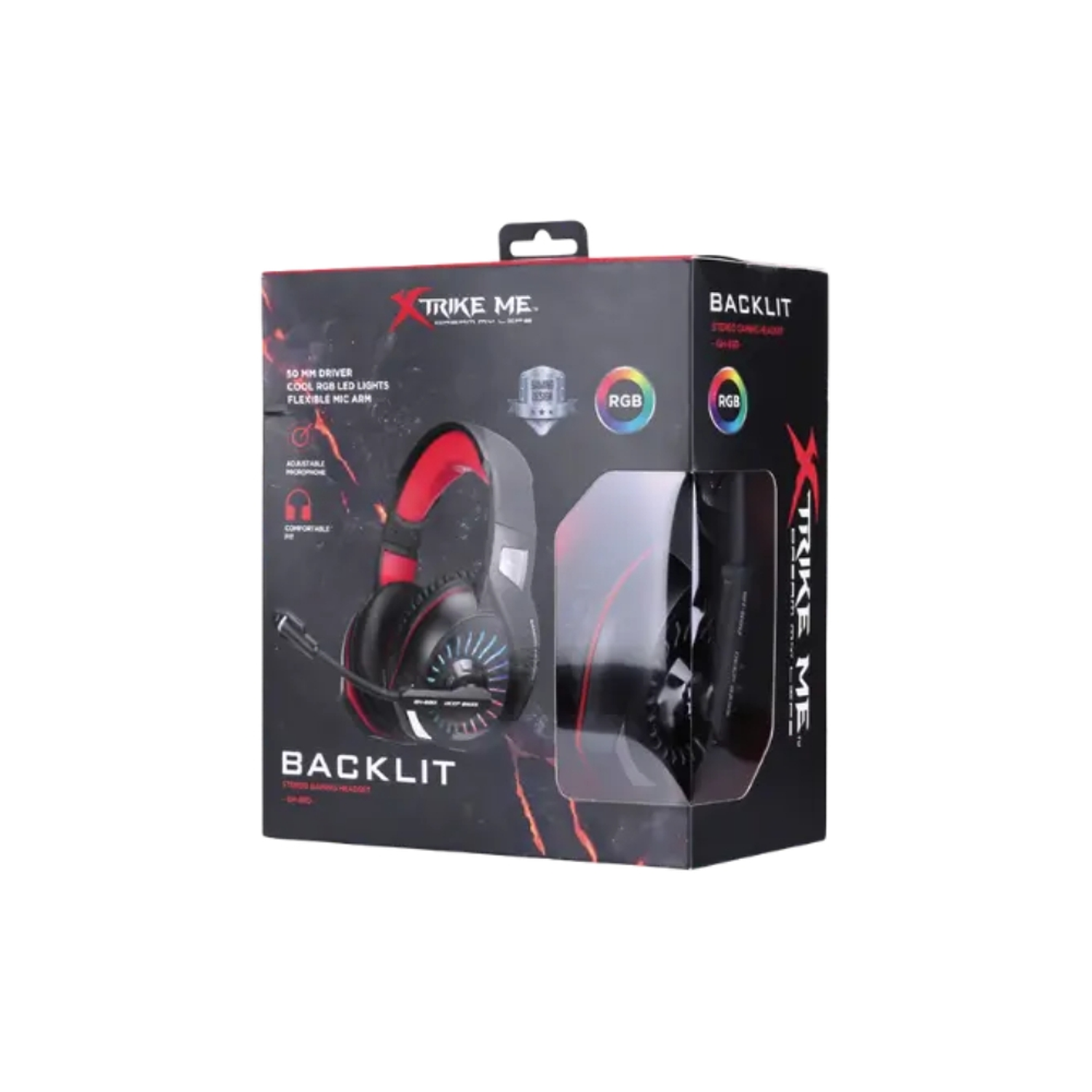 Audifono Gamer Xtrike Me GH-890, RGB, Color Negro 2
