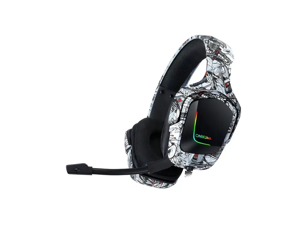 Audifono Gamer Onikuma K20, Color Blanco, RGB 4