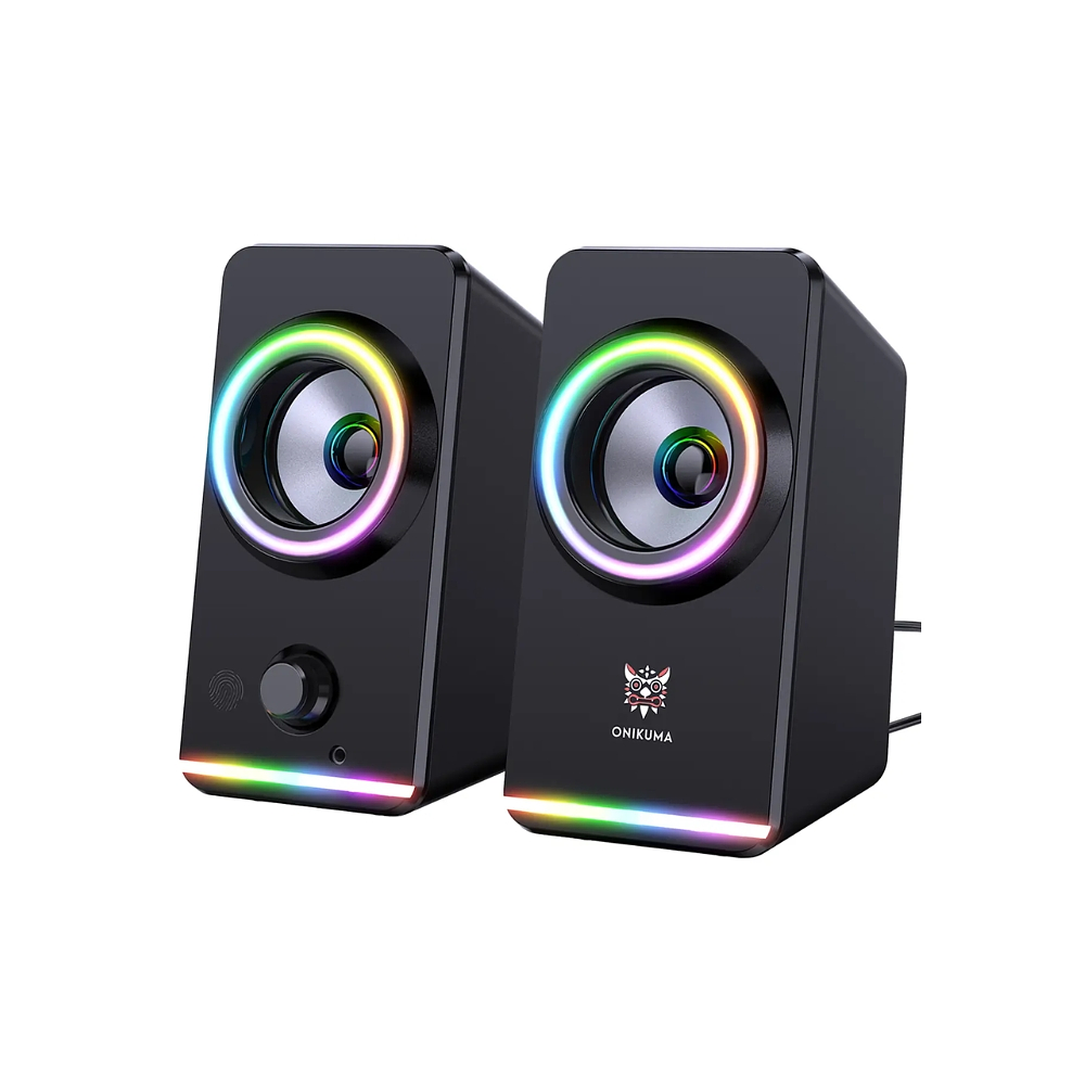 Parlantes Gamer Onikuma RGB 10W 1