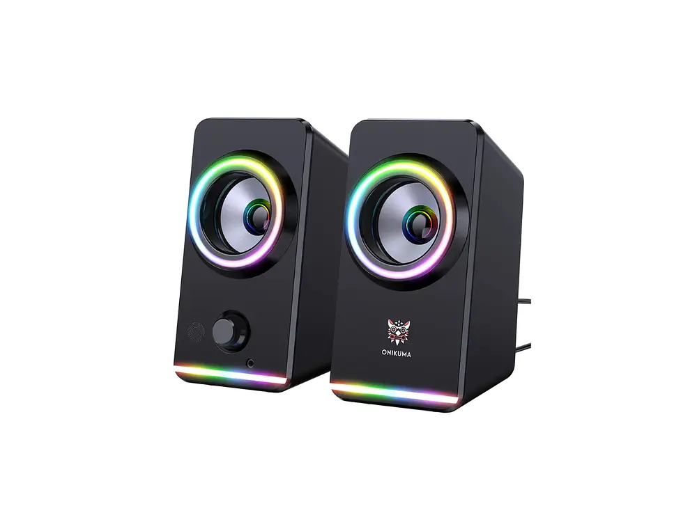 Parlantes Gamer Onikuma RGB 10W 1