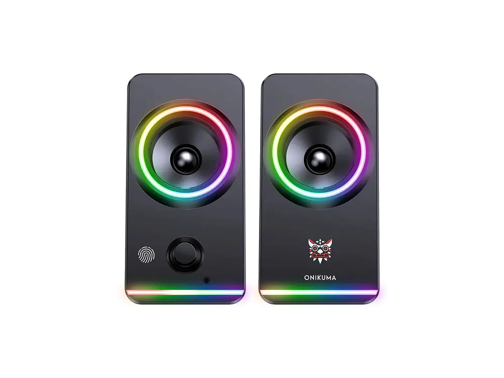 Parlantes Gamer Onikuma RGB 10W 2