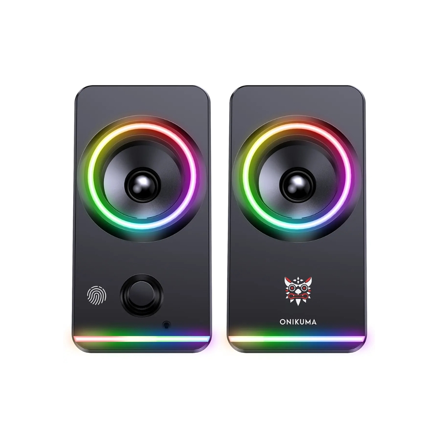 Parlantes Gamer Onikuma RGB 10W 2