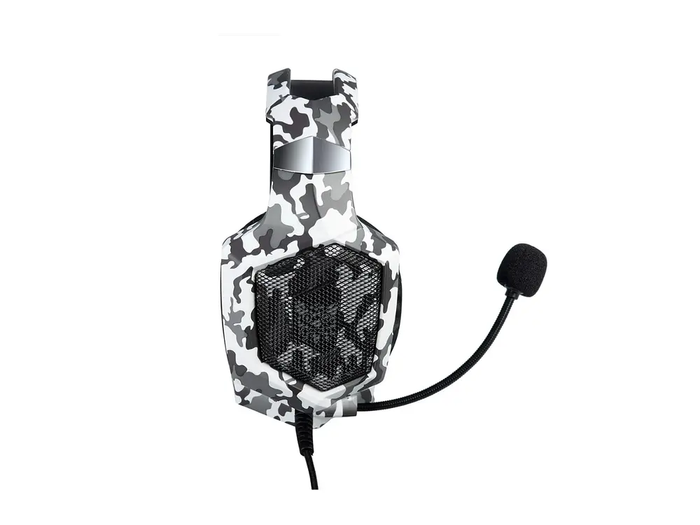 Audifono Gamer Onikuma K8, Camuflaje Blanco 4