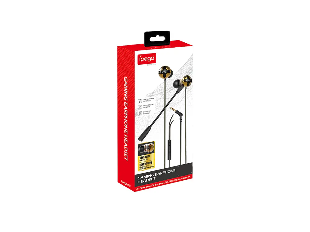 Audifonos Gamer Ipega In Ear PG-R012, Con Microfono Extraible 2