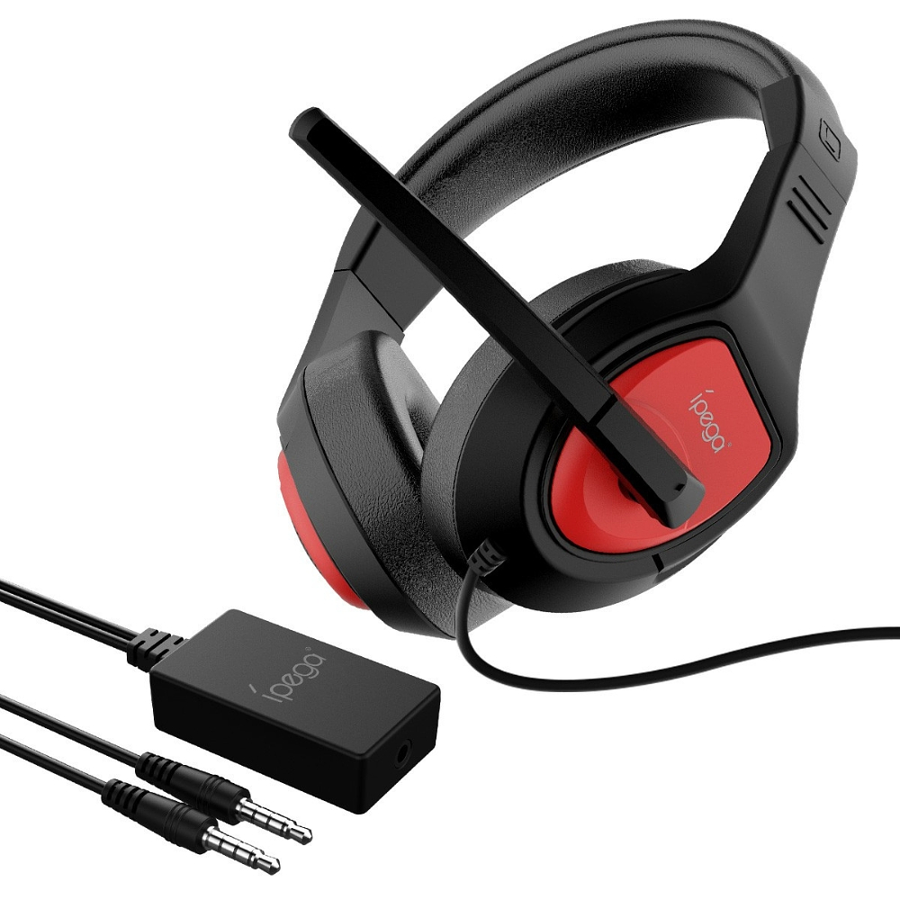 Audifono Gamer Ipega PG-R001, Color Negro y Rojo 2