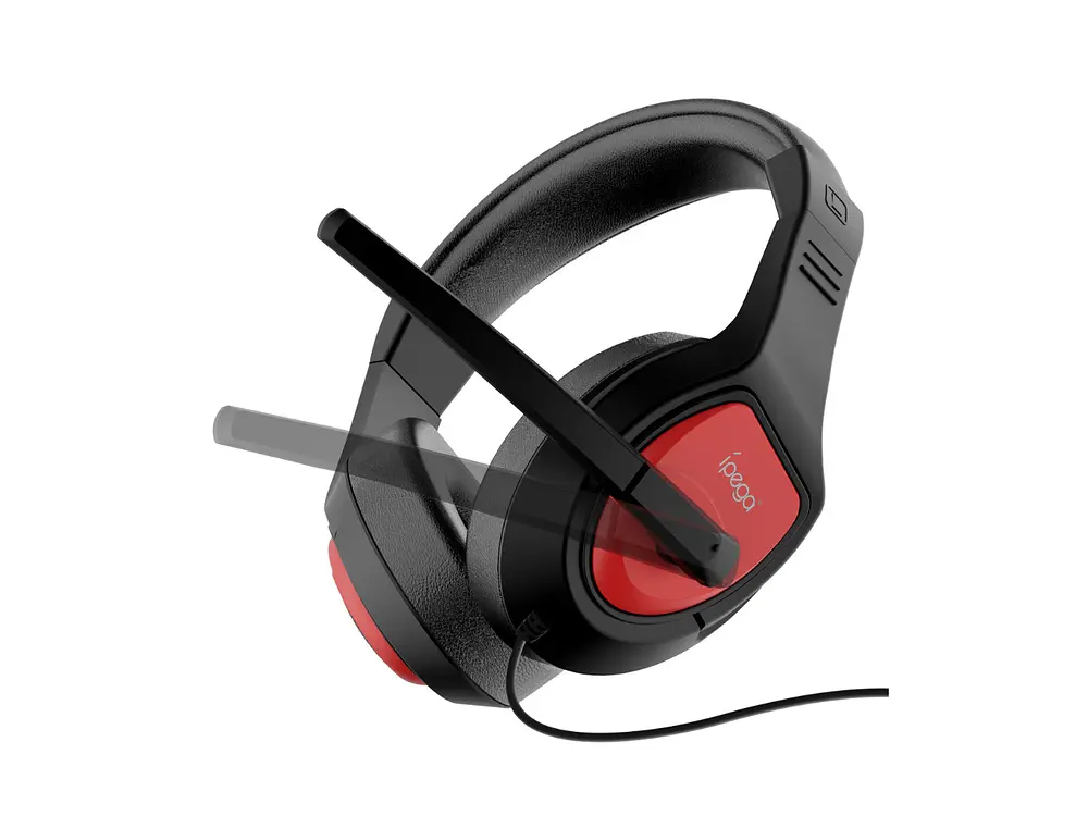 Audifono Gamer Ipega PG-R001, Color Negro y Rojo 4