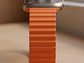 Smart Watch BD3 Ultra Borofone Sport Dorado, Correa Color Naranja - Miniatura 4