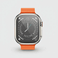 Smart Watch BD3 Ultra Borofone Sport Dorado, Correa Color Naranja - Miniatura 3