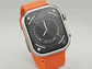Smart Watch BD3 Ultra Borofone Sport Dorado, Correa Color Naranja - Miniatura 1