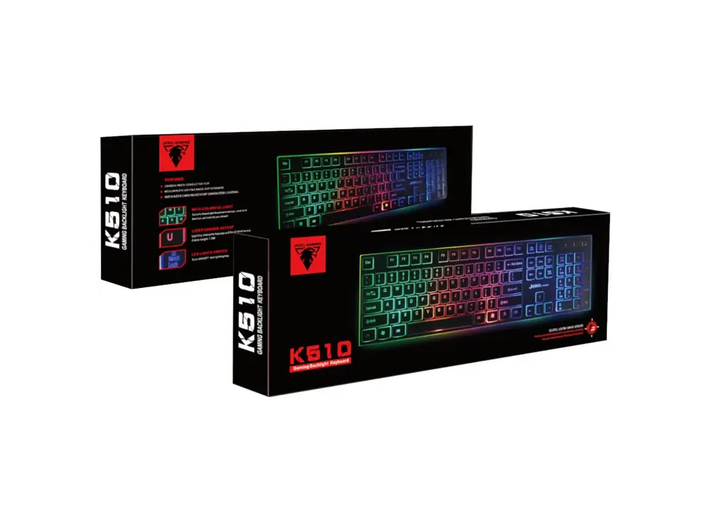 Teclado Gamer Jedel K510 RGB 1
