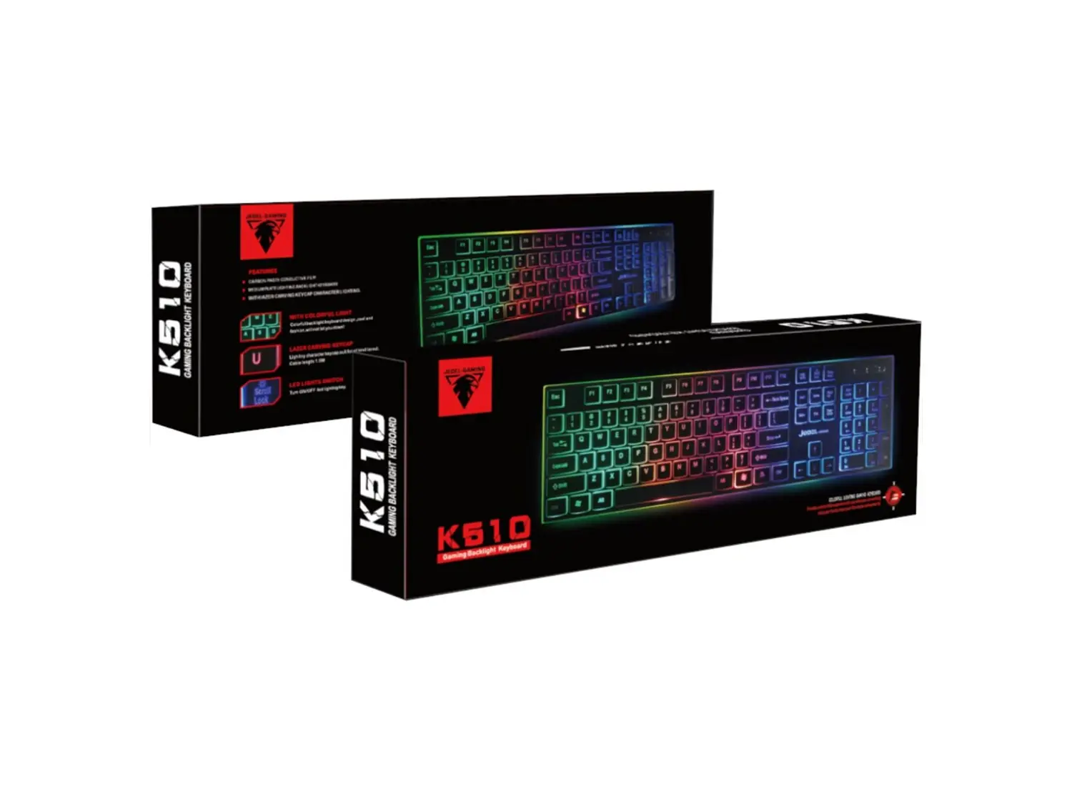 Teclado Gamer Jedel K510 RGB 1
