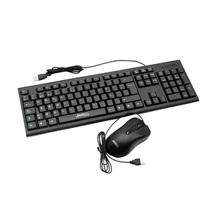 Pack Teclado  y Mouse Jedel G17, Color Negro