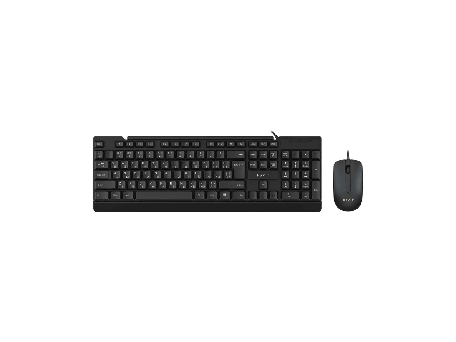 Pack Teclado y Mouse Havit USB Español 1