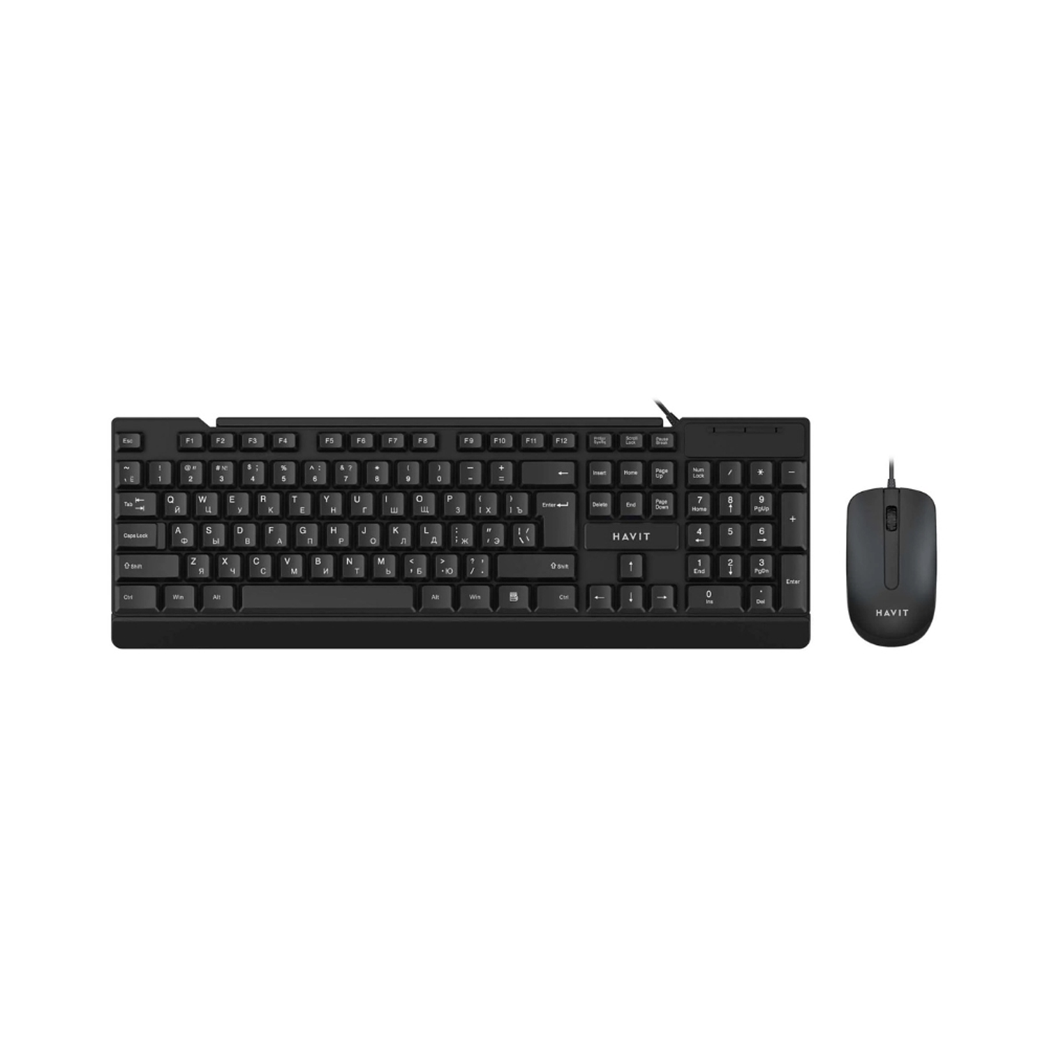 Pack Teclado y Mouse Havit USB Español 1