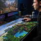 Escritorio Gamer Panther RGB, 120Cm x 60Cm, Incluye MousePad Minecraft - Miniatura 2