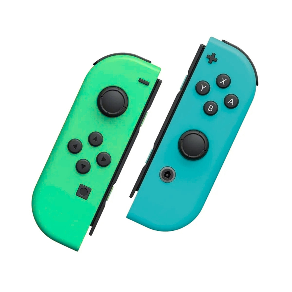 Joy Con Para Nintendo Switch y Oled, Color Verde y Celeste Pastel 2