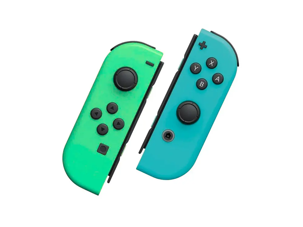 Joy Con Para Nintendo Switch y Oled, Color Verde y Celeste Pastel 2