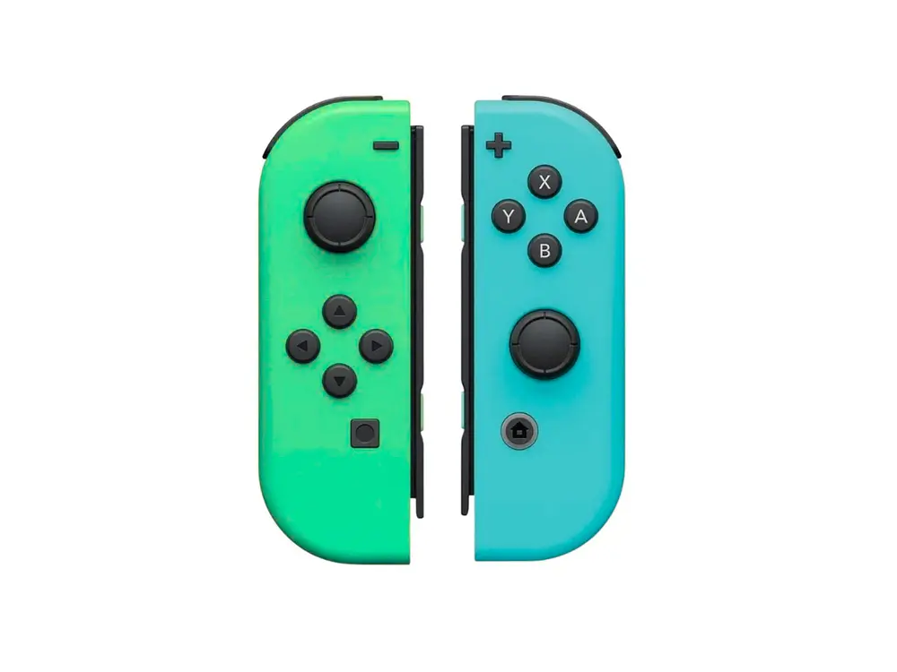 Joy Con Para Nintendo Switch y Oled, Color Verde y Celeste Pastel 1