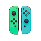 Joy Con Para Nintendo Switch y Oled, Color Verde y Celeste Pastel - Miniatura 1