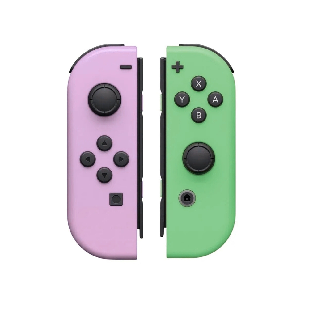 Joy Con Para Nintendo Switch y Oled, Color Morado y Verde Pastel 1