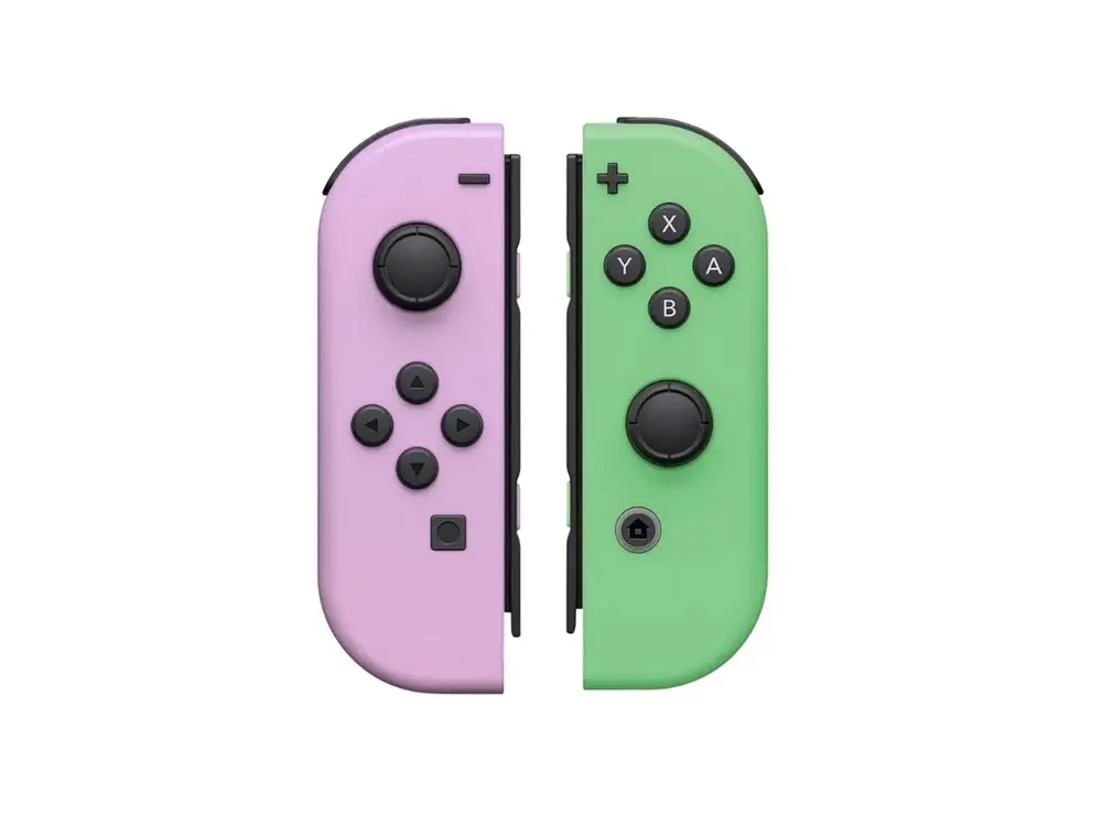 Joy Con Para Nintendo Switch y Oled, Color Morado y Verde Pastel 1