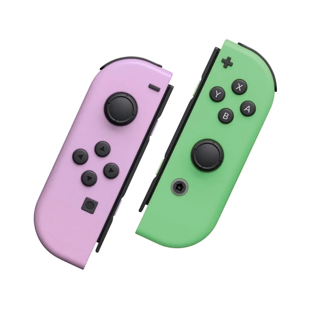 Joy Con Para Nintendo Switch y Oled, Color Morado y Verde Pastel 2