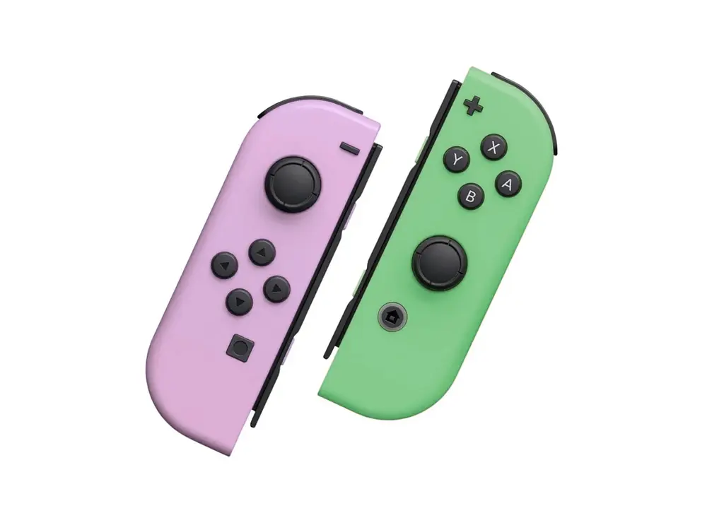Joy Con Para Nintendo Switch y Oled, Color Morado y Verde Pastel 2